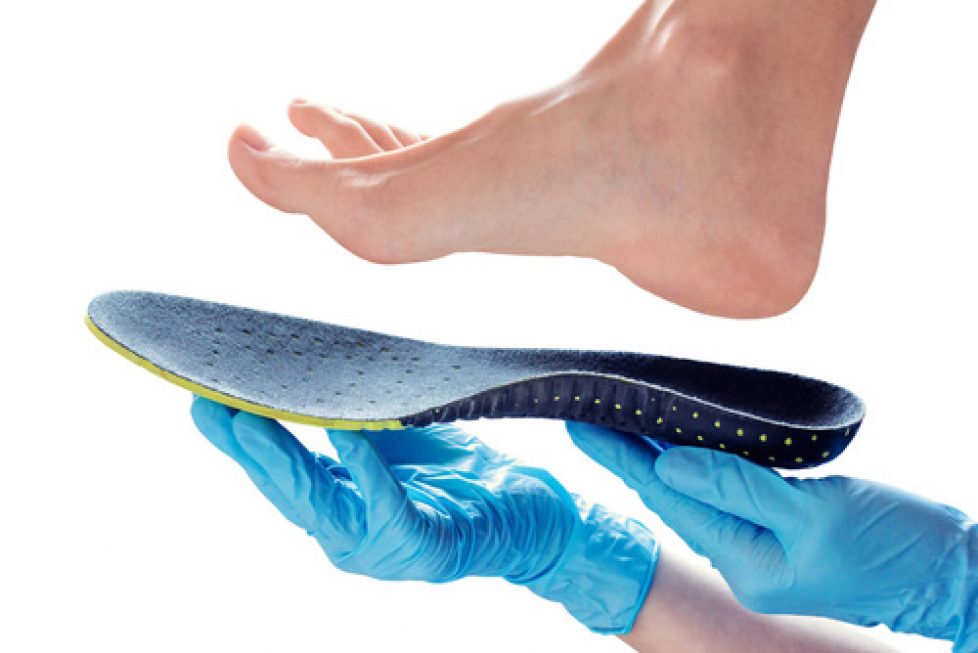 orthopedic insole in the hands orthopedic insole in the hands
